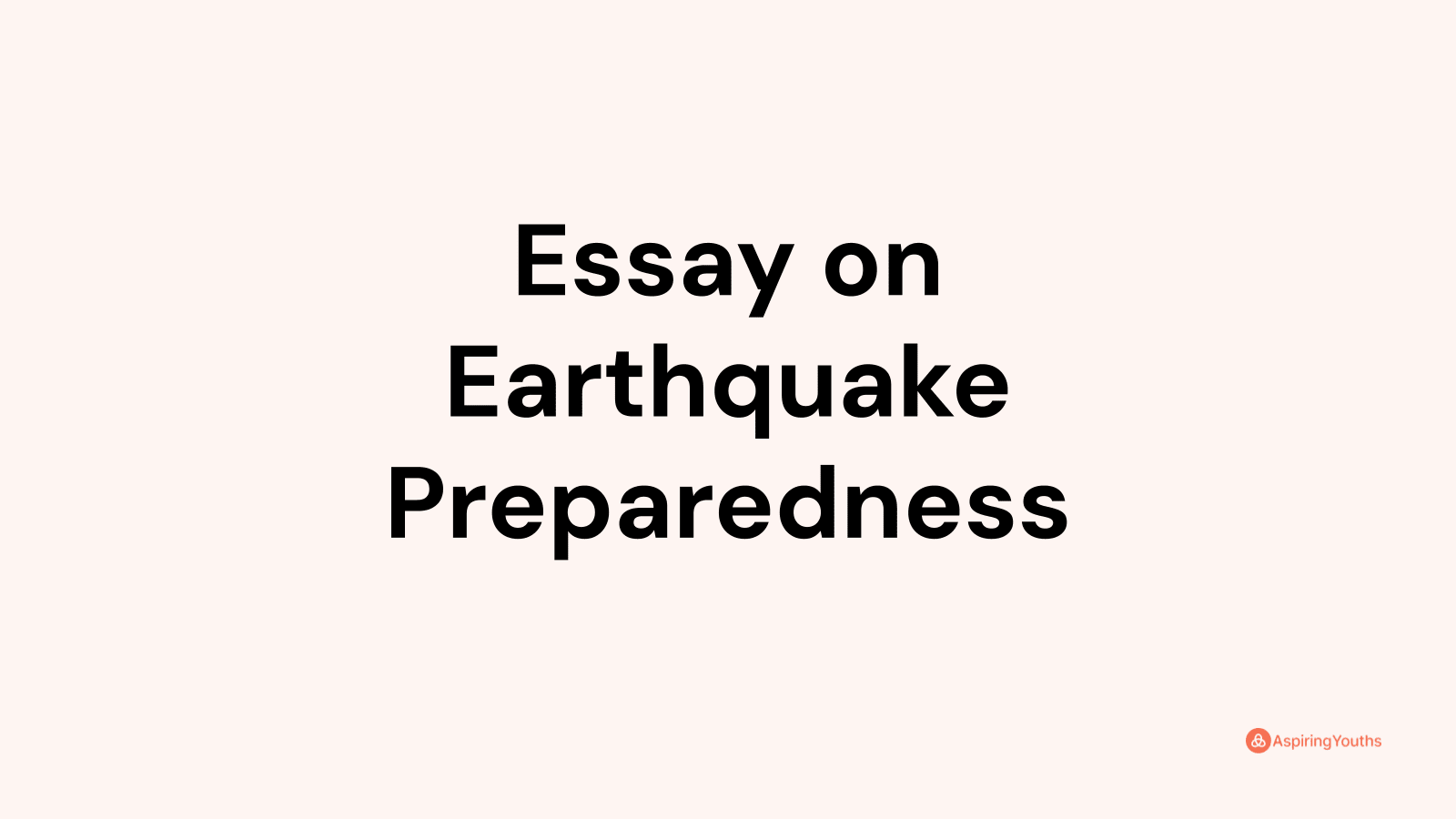 narrative essay earthquake