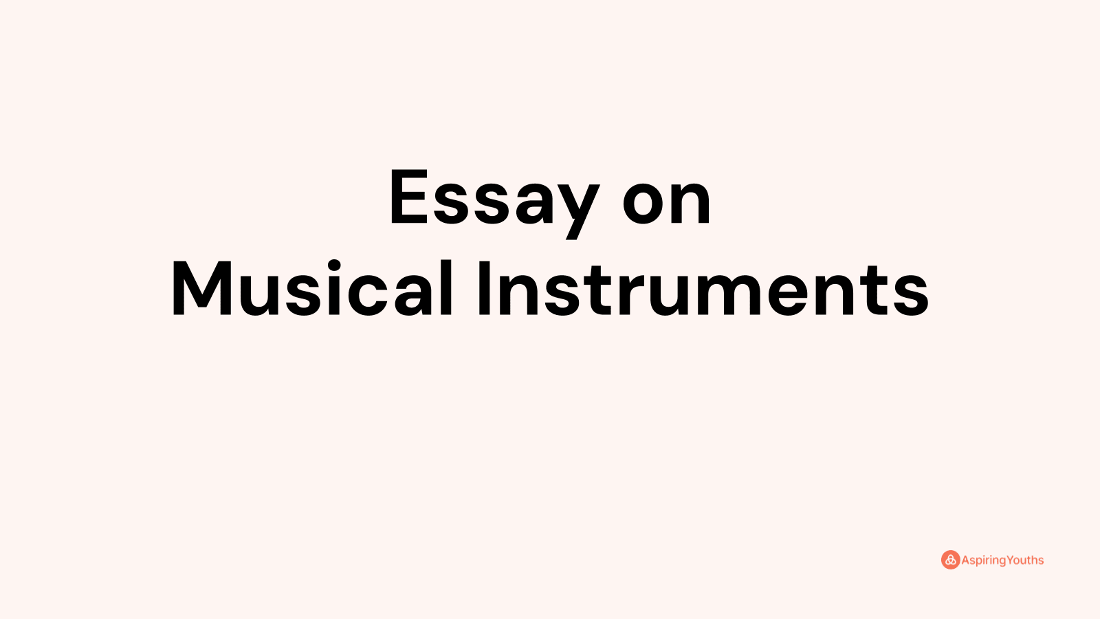 musical school essay