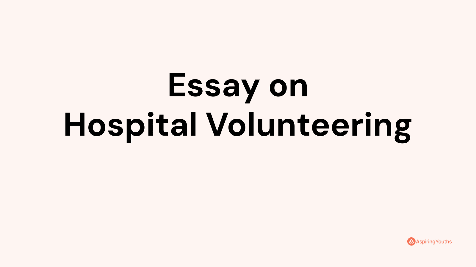 volunteering at nursing home essay