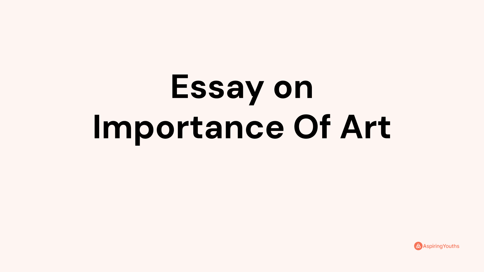 importance of art and literature essay