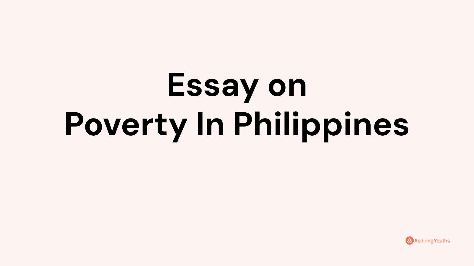 poverty in the philippines essay 2023