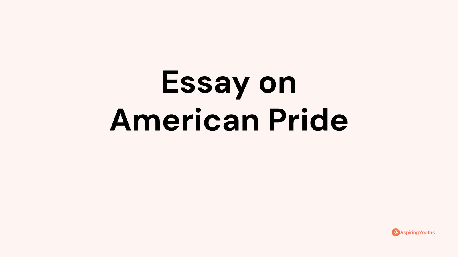 essay-on-american-pride