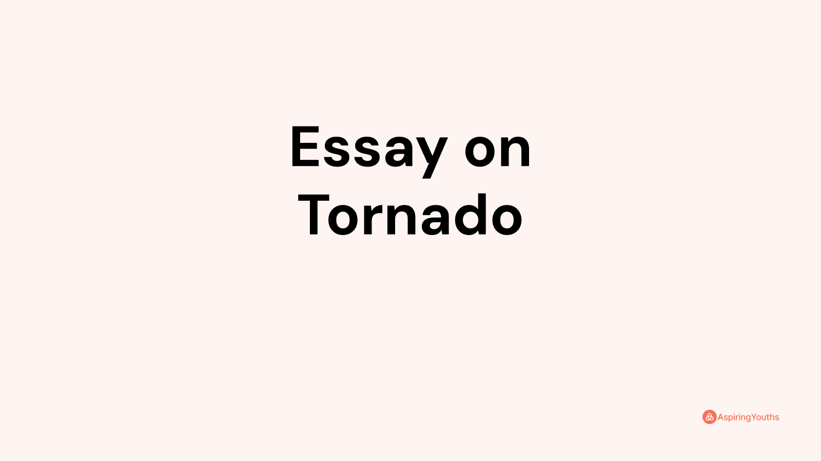 essay-on-tornado