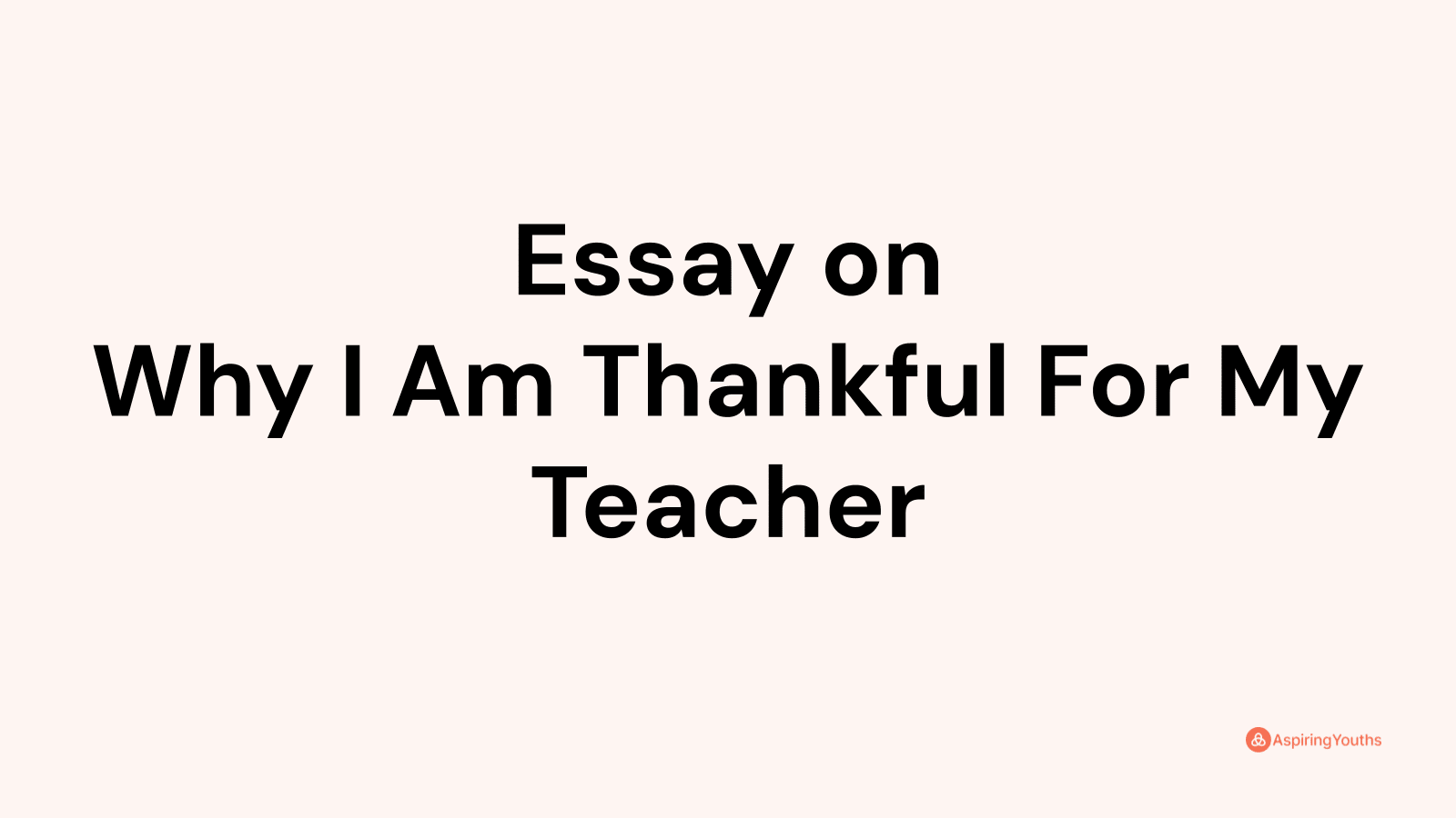 i am thankful for essay