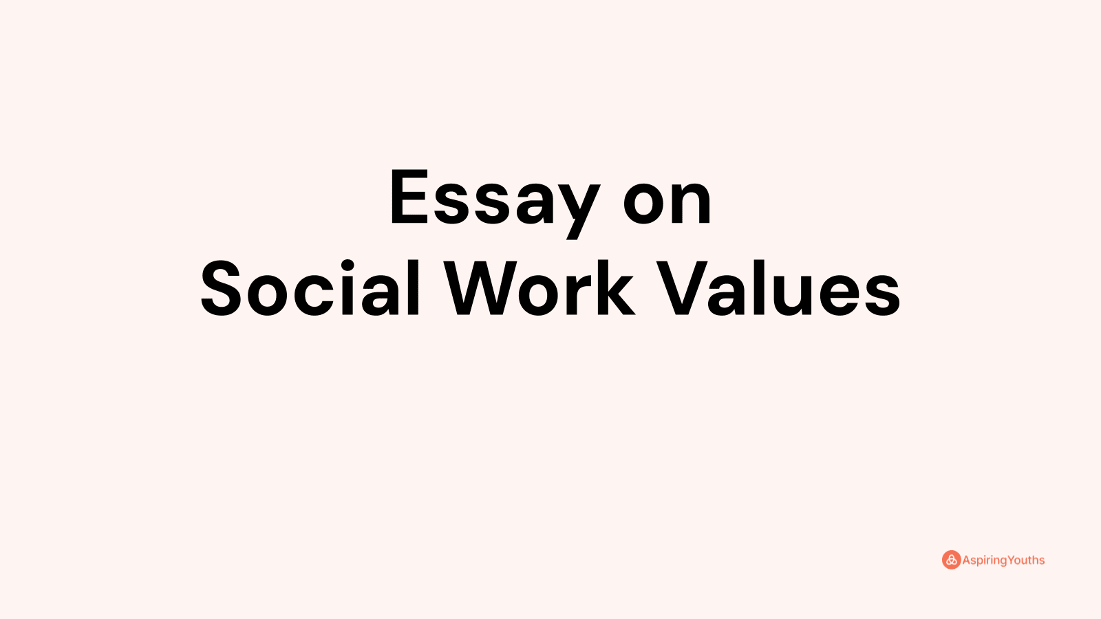 reflective essay on social work